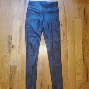 Extra Tall Blue and Black Camouflage Leggings